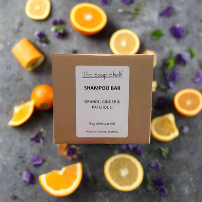 Orange, Ginger & Patchouli Shampoo Bar