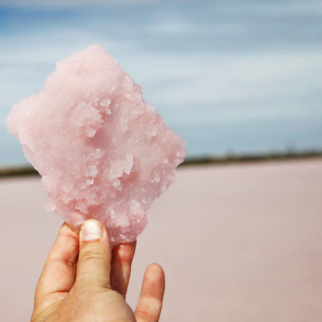 Pink Lake Salt Grinder