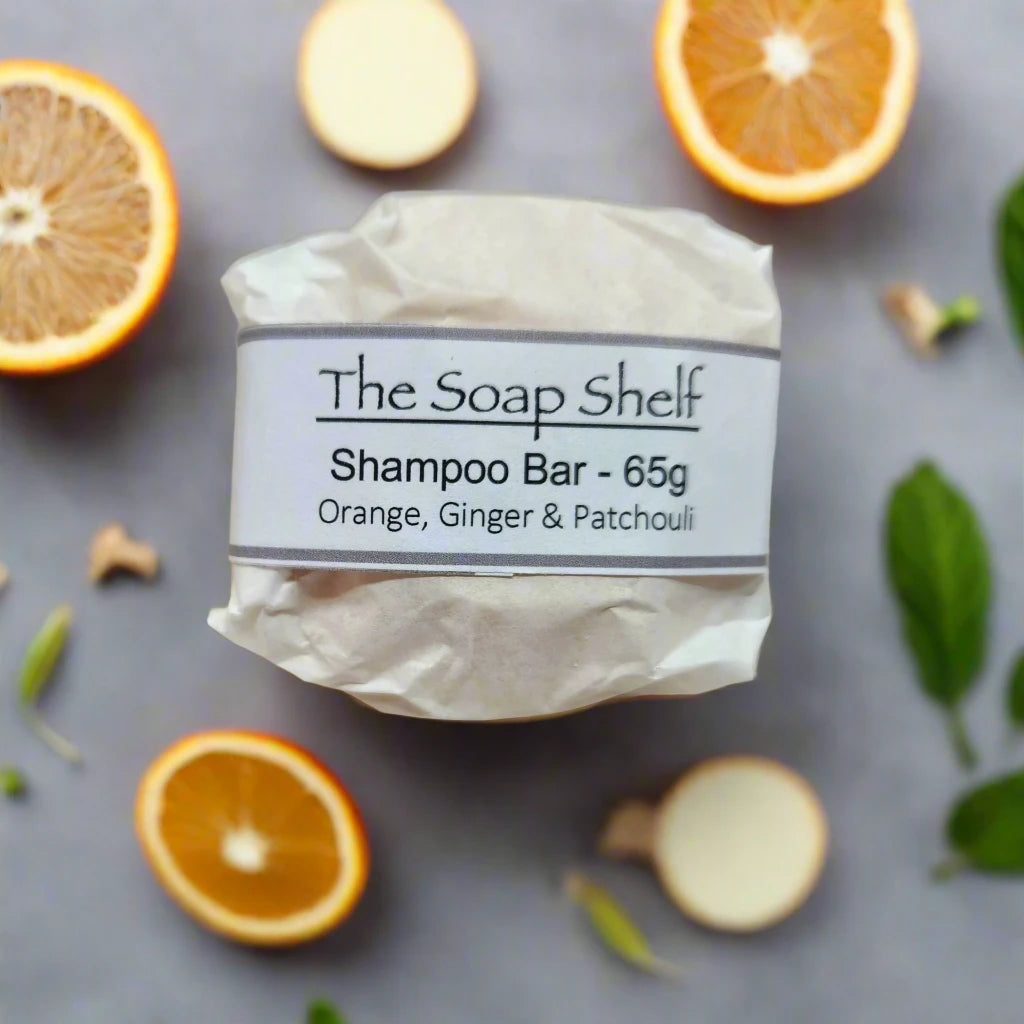 Orange, Ginger & Patchouli Shampoo Bar