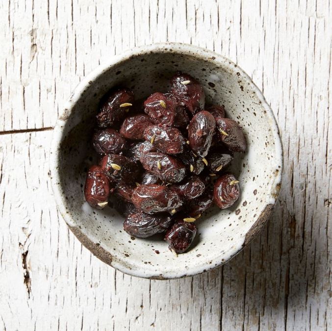 Marinated Salt Cured Kalamata Olives